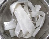 超薄味 　しわのばしかんぴょうの含め煮　作り方3写真