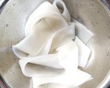 超薄味 　しわのばしかんぴょうの含め煮　作り方5写真