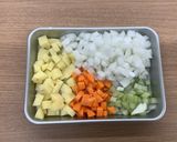 【大崎市】大豆入りミネストローネ【給食】作り方1写真