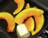 かぼちゃの焦がしバター醬油作り方3写真