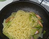 ウインナーバジルパスタ作り方5写真