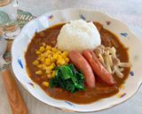 バター香るポキポキトッピングカレー作り方4写真