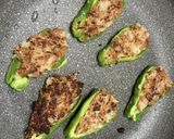 お肉じゃない？ピーマンの肉詰め作り方4写真