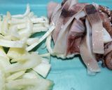 いかとセロリの炒め物作り方1写真