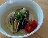 *蒸しなすそうめん*作り方4写真
