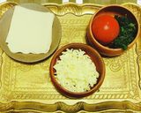 ★ワンタン重ね焼き★トマト＆チーズ超簡単作り方1写真