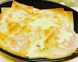 ★ワンタン重ね焼き★トマト＆チーズ超簡単作り方5写真