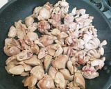 おとんが作る、鳥モツの焼そばソース炒め作り方8写真