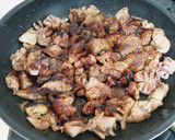おとんが作る、鳥モツの焼そばソース炒め作り方9写真