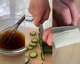 きゅうりと大根のひたひた 甘酢醤油漬け作り方1写真