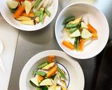 根菜茄子簡単きな粉韓国風甘辛温野菜サラダ作り方4写真