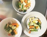 根菜茄子簡単きな粉韓国風甘辛温野菜サラダ作り方5写真
