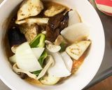 根菜茄子洋風きな粉香味タレ味野菜炒め作り方14写真