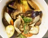 根菜茄子洋風きな粉香味タレ味野菜炒め作り方15写真