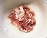 レンジ簡単きな粉味噌ステーキ味甘酢酢豚作り方1写真