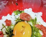 梅干しと海苔でぱぱっとTKG♡作り方2写真