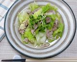 豚こまとキャベツのさっと煮作り方4写真