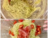【楽めし】生ハムと濃厚アボカド素麺作り方3写真