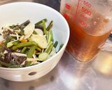 猛暑日にオススメ汁にこだわる山菜ざる蕎麦作り方2写真