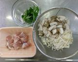 きのこのあんかけ茶碗蒸し作り方1写真