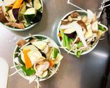 肉無チクワ簡単洋風きな粉味噌鍋味野菜炒め作り方11写真