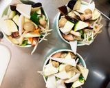 肉無チクワ簡単きな粉オイクリーム野菜炒め作り方11写真