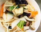 肉無チクワ簡単きな粉オイクリーム野菜炒め作り方14写真
