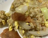 超簡単　残り物で梅チャーハン作り方17写真
