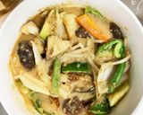 肉無チクワ簡単洋風きな粉味噌鍋味野菜炒め作り方18写真