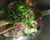 牛肉ときゅうりの梅和え&韓国牛肉スープ作り方6写真