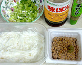 千切り長芋と納豆の和え物作り方2写真