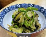 なすとピーマンの浅漬け風作り方5写真