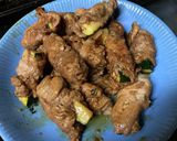 ズッキーニの豚肉巻き作り方5写真