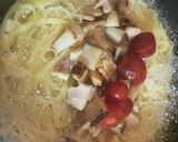 ☆簡単美味☆昨晩余った焼き魚のパスタ作り方5写真