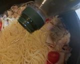 ☆簡単美味☆昨晩余った焼き魚のパスタ作り方6写真
