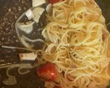 ☆簡単美味☆昨晩余った焼き魚のパスタ作り方7写真