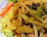 豚肉のあまからしょうがーりっく焼き作り方4写真