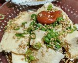 冷奴♪ごま油と麺つゆでさっぱりと♡作り方3写真