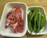 豚こまで巻く！オクラのコクうま照り焼き作り方4写真