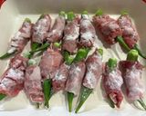 豚こまで巻く！オクラのコクうま照り焼き作り方7写真