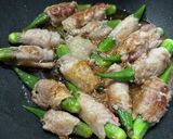 豚こまで巻く！オクラのコクうま照り焼き作り方9写真