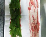 豚バラ肉のしそ巻【オヤジのツマミ】作り方1写真