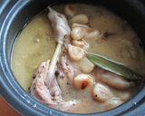 【 骨付き鶏もも肉のビール煮 】作り方9写真