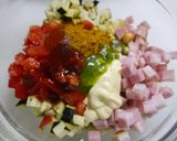 簡単！なすとベーコンのカレーチーズスープ作り方2写真