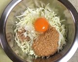 納豆キャベツチヂミ作り方1写真