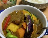 夏野菜　薬膳ビーフカレー作り方24写真