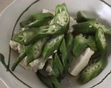 夏こそ工夫♪レンジで♪豆腐オクラの卵とじ作り方2写真