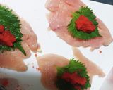 ☆ささみの明太子巻きの焼き鳥☆作り方2写真