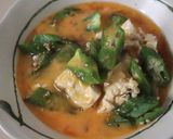 夏こそ工夫♪レンジで♪豆腐オクラの卵とじ作り方4写真