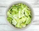 豚こまキャベツと大葉のごま味噌炒め作り方1写真